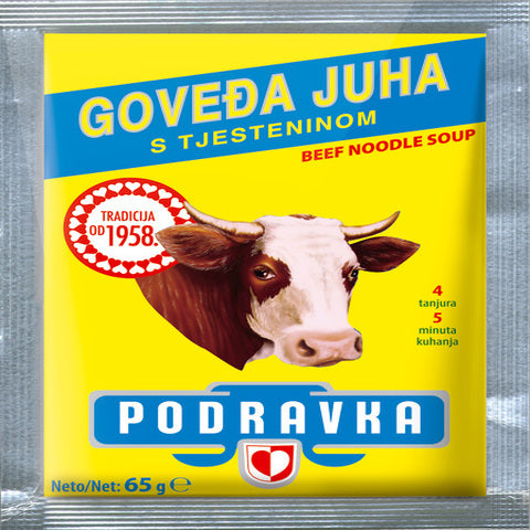 Podravka Beef Noodle Soup 65gr