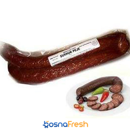 Peja- Homemade beef sudjuk (Sausage) Hot  1.2lbs