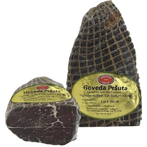 Brother & Sister- Smoked Dry Beef 1.5lbs Goveda Prsuta