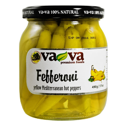 Vava- Hot peppers (fefferoni) 490gr