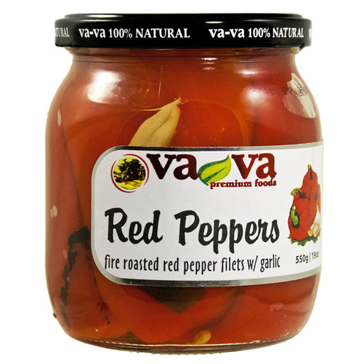 Vava- Roast Red Peppers 550gr