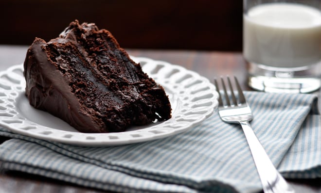 Moist chocolate cake