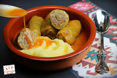 Sarma with sour cabbage