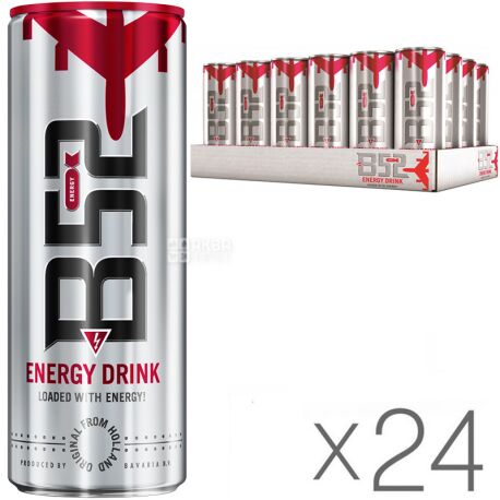 B52 Energy Drink 24*250ml ( 8.45 fluid oz)