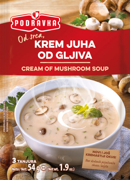 Podravka- Cream of mushroom soup 54gr