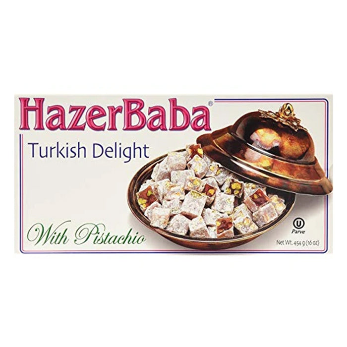 HazerBaba- Llokum with pistachios 454gr