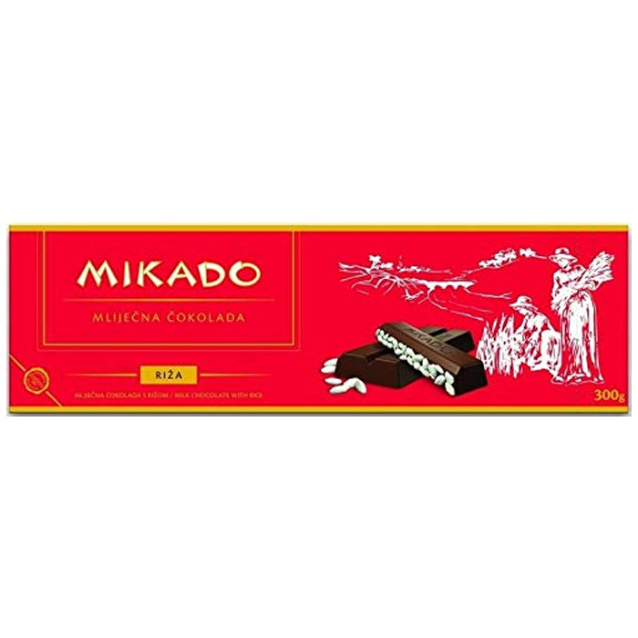 Mikado- Chocolate with rice 300gr